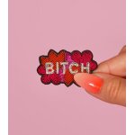 Broche bitch - malicieuse - malicieuse - mondial tissus