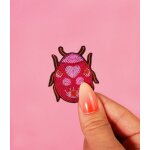 Broche coccinelle amour - malicieuse - malicieuse - mondial tissus