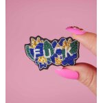 Broche f * ck - malicieuse - malicieuse - mondial tissus