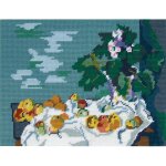 Canevas pommes 40x33cm - dmc - dmc - mondial tissus