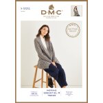 Modle cardigan femme dmc merino tweed - dmc - mondial tissus