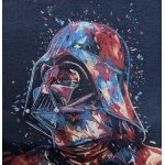 Carr� jacquard 47x47cm stormtrooper - mondial tissus