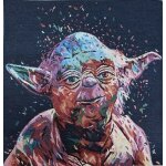 Carr� jacquard 47x47cm yoda - mondial tissus