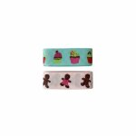 Carte de 2 rubans de no�l 1 6mm x 1 m - r�cr�atys - mondial tissus