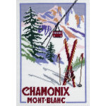 Chamonix canevas 40x52cm - dmc - mondial tissus