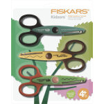 Ciseaux cranteurs kidzors animaux rampants x3 - fiskars - fiskars - mondial tissus