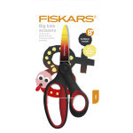Ciseaux enfant softgrip 15 cm rouge et noir - fiskars - fiskars - mondial tissus