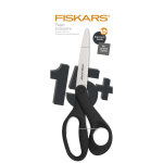 Ciseaux lyce 20 cm noir - fiskars - mondial tissus