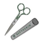 Ciseaux  lingre harry potter serpentard slytherin vert blanc - mondial tissus