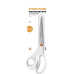 Ciseaux universel functional form blanc 24 cm - fiskars - fiskars - mondial tissus
