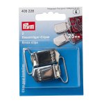 Clips pour bretelles, 25mm, argent� - prym - mondial tissus