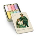 Coffret nostalgie 1927 - 8 bobines de fil polyester 100m pour tout coudre - gutermann - g�termann - mondial ...
