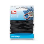 Corde lastique 2. 5 mm noir - prym - mondial tissus