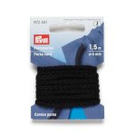 Cordon parka noir 4mm - prym - mondial tissus