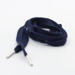 Cordon plat 12mm sweat pantalon bleu marine - 140cm - mondial tissus