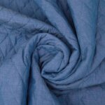 Coupon 2m tissu matelass� chambray verso rayures - promod couture - promod couture - mondial tissus