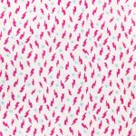 Coupon eclairs fuschia fond blanc - mt - mondial tissus