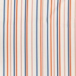 Coupon rayures rouge et bleu sur fond rose clair - mt - mondial tissus