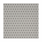 Coupon tissu 100% coton �toile 45x55cm gris - frou frou - mondial tissus