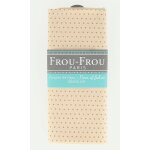 Coupon tissu 100% coton pois 45x55cm orange - frou frou - mondial tissus