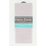 Coupon tissu 100% coton pois 45x55cm violet - frou frou - mondial tissus