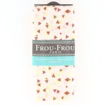 Coupon tissu 100% coton triangles gomtriques 45x55cm orange - frou frou - mondial tissus
