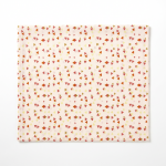 Coupon tissu 100% coton triangles g�om�triques 45x55cm orange - frou frou - mondial tissus