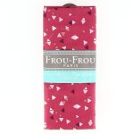 Coupon tissu 100% coton triangles gomtriques 45x55cm rose fuchsia - frou frou - mondial tissus