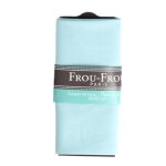 Coupon tissu 100% coton uni 45x55cm bleu - frou frou - mondial tissus