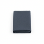 Coupon tissu 100% coton uni 45x55cm bleu / gris fonc� - frou frou - mondial tissus