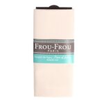 Coupon tissu 100% coton uni 45x55cm orange clair - frou frou - mondial tissus