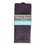 Coupon tissu 100% coton uni 45x55cm violet fonc - frou frou - mondial tissus