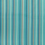 Coupon de tissu bleu rayures colores - mt - mondial tissus