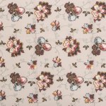Coupon de tissu fleurs - mt - mondial tissus