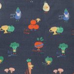 Coupon de tissu fruits et l�gumes - mt - mondial tissus