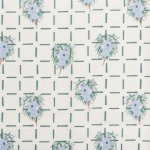 Coupon de tissu koalas et carreaux bleu - mt - mondial tissus