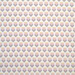 Coupon de tissugomtrique gris, rose et jaune - mondial tissus