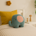 Coussin armand l'�l�phant . 35 x 40 cm - mt - mondial tissus