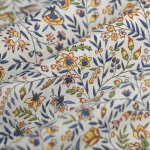 Cretonne provencale beaucaire indienne bleu roi - mondial tissus