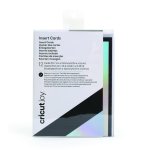 Cricut joy 12 cartes & enveloppes noir & argent holographique 10, 7 x 13, 9 cm - cricut - mondial tissus ...