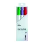 Cricut joy 3 stylos pointe fine 0. 4 mm vert - violet - rouge - cricut - mondial tissus
