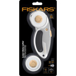 Cutter rotatif 2 en 1 lame 45 mm - 60 mm - fiskars - fiskars - mondial tissus