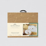 Dmc mindful making - duo kit de points de croix - bee happy - dmc - mondial tissus