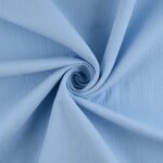 Double gaze piquee uni bleu doux - mondial tissus