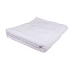 Drap de bain blanc 100x150cm - mondial tissus