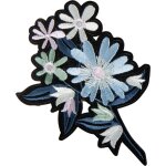 �cusson bouquet de fleurs vert - mondial tissus