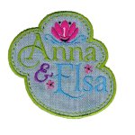 �cusson jean anna et elsa la reine des neiges - disney - mondial tissus