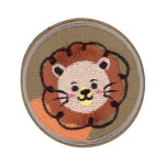cusson lion 5x5 cm - mt - mondial tissus
