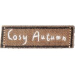 �cusson rectangle cosy autumn marron - mondial tissus