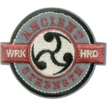 �cusson rond kaki beige ancient strength - mondial tissus